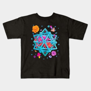 MC Escher Chameleons and Mushrooms Kids T-Shirt